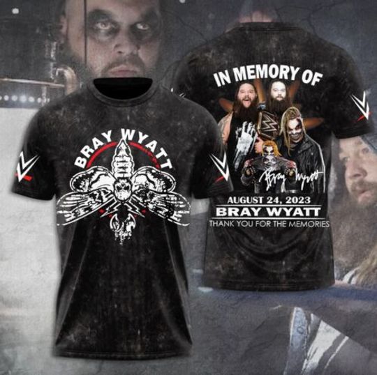 Discover Bray Wyatt Legends Never Die Shirt, Bray Wyatt Memorial Shirt