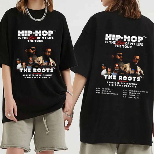 Discover The Roots 2024 Tour Shirt, The Roots Band Fan Shirt