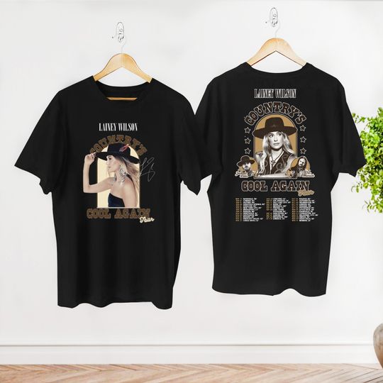 Discover Lainey Wilson Graphic Shirt, Country's Cool Again Tour 2024 Shirt
