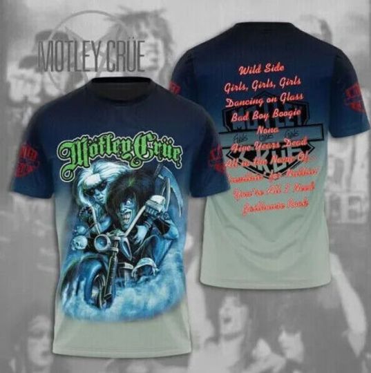 Discover Motley Crue Metal Band Music T-Shirt