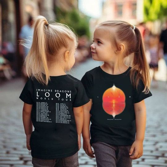 Discover Imagine Dragons Youth Shirt, Loom Tour 2024 Kids Shirt, Imagine Dragons Band Fan