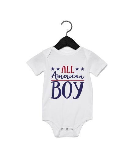 Discover All American Boy/Girl Bodysuit - Cute Quotes Series