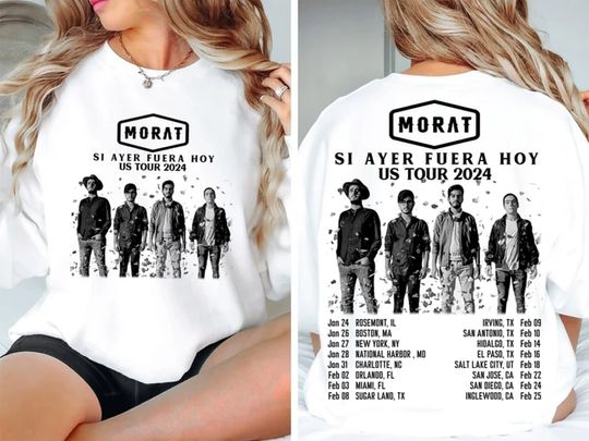 Discover Morat Si Ayer Fuera Hoy US Tour 2024 Shirt