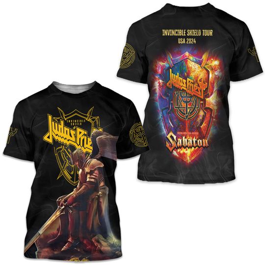 Discover Judas Priest Rock Band Sabaton T-Shirt