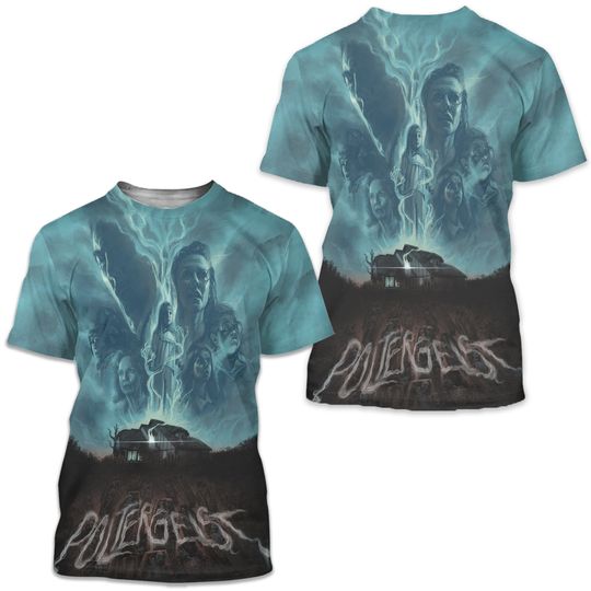 Discover Poltergeist 1982 American Supernatural Horror Film 3D T Shirt