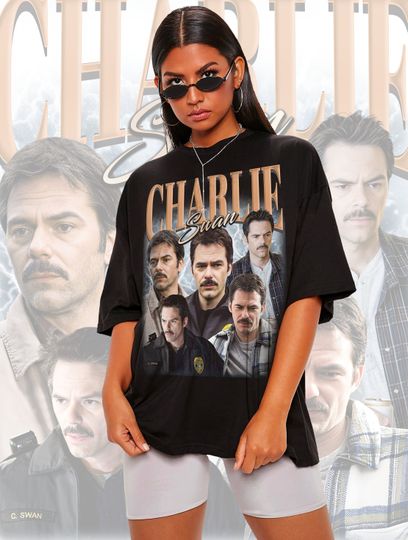 Discover Charlie Swan Vintage 90's Shirt, Billy Burke Fan Shirt, Team Charlie Shirt