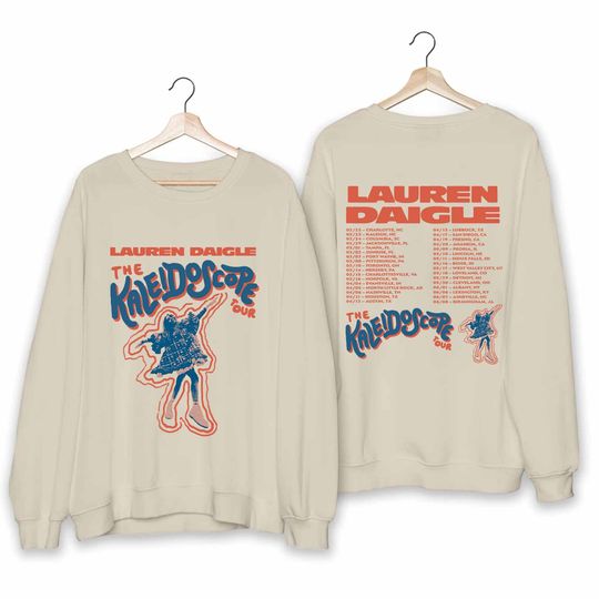 Discover Lauren Daigle 2024 Tour Thank God I Do Sweatshirt