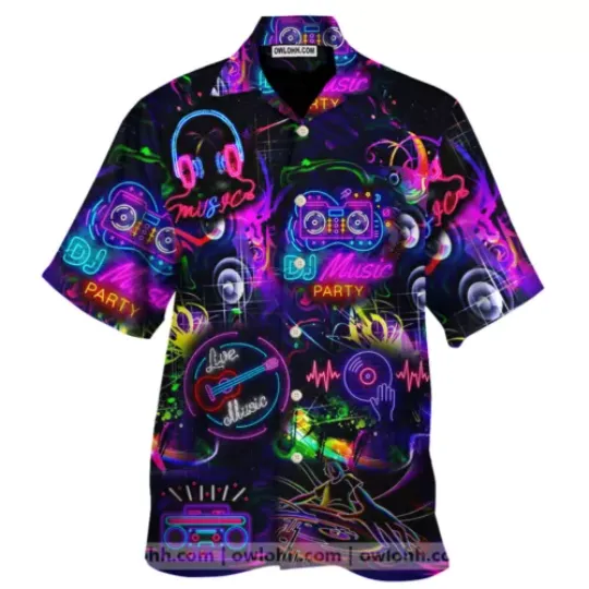 Discover Life Is Better With Dj Neon Music Party 3D HAWAII SHIRT