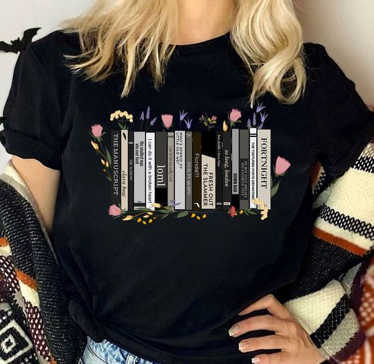 Discover Albums TTPD Bookshelf Shirt, Trendy For Book Lovers