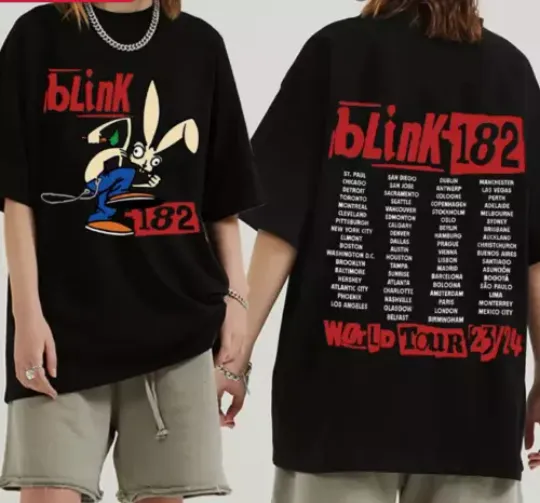 Discover B182 World Tour 2024 t shirt, 2 Sided T Shirt