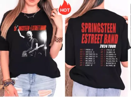 Discover Bruce Springsteen 2024 Tour Shirt, 2024 Bruce