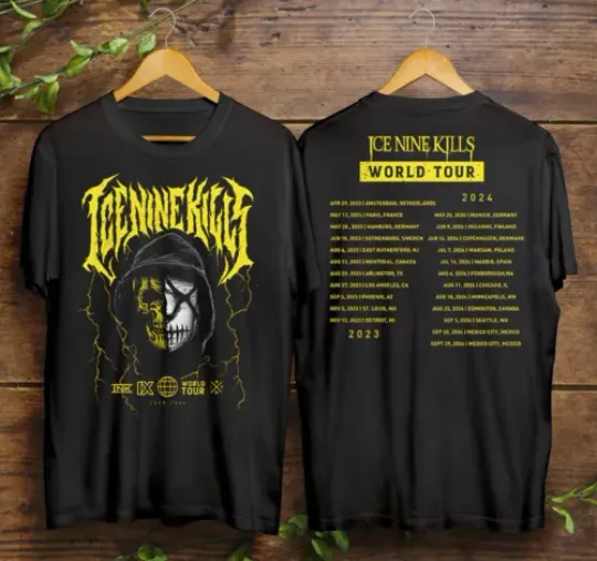 Discover Ice Nine World Tour 2023-2024 T-shirt