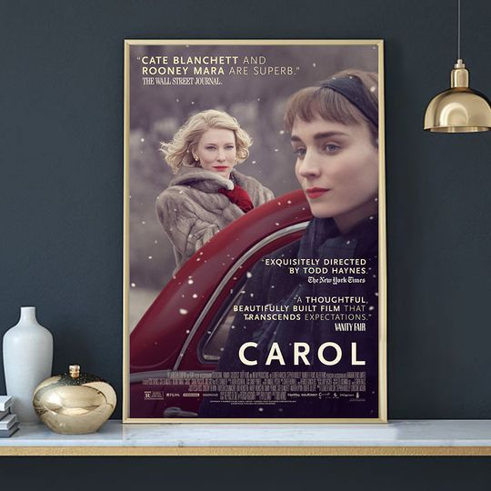Discover Carol Poster, Movie Poster, Carol Print, Canvas Film Posters