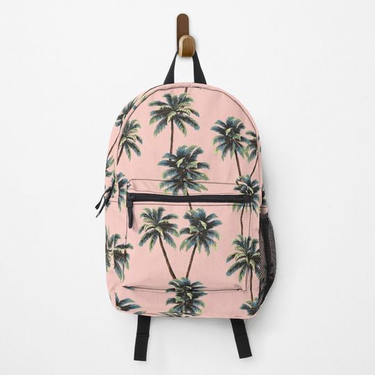 Discover Crayon Palms - Pink Backpack