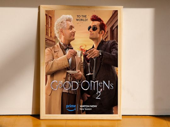 Discover Good Omens Season 2 Movie Poster, Wall Decor