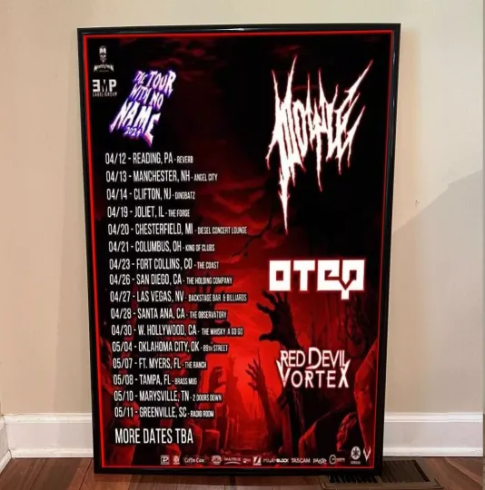 Discover Doyle + Otep + Red Devil Vortex Tour 2024 Poster