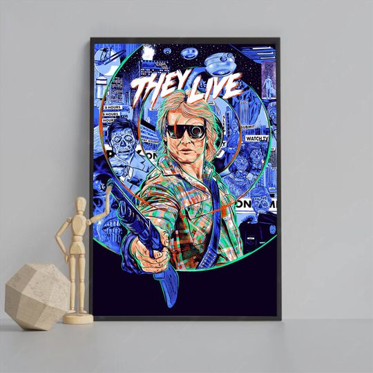 Discover They Live Minimalist Movie Poster