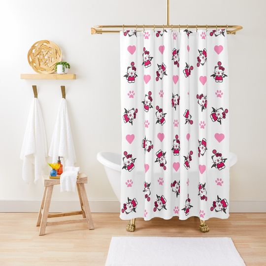 Discover Hello Moogle (Pattern) Shower Curtain