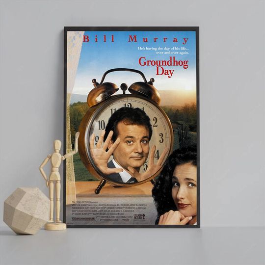 Discover Groundhog Day Poster Comedy Movie Poster, Movie Poster, Minimalist Poster