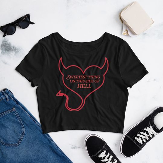 Discover Sweetest Thing on this side of hell crop top Olivia Rodrigo