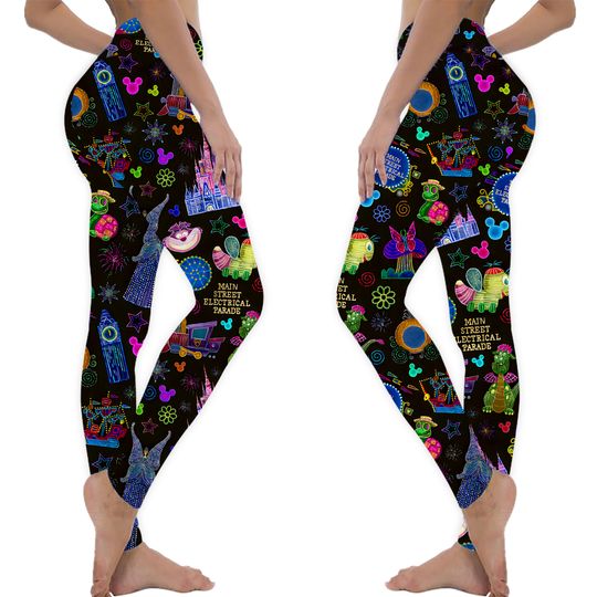 Discover Main Street Electrical Parade Theme Park Leggings