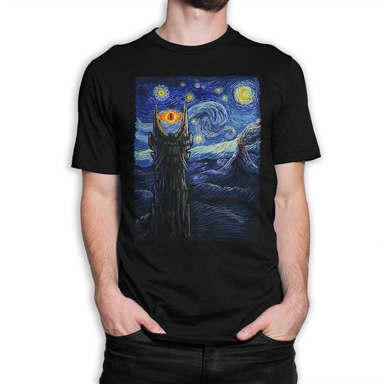 Discover Mordor Starry Night T-Shirt / The Lord of the Rings Tee