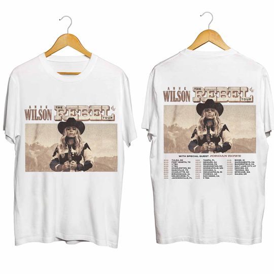 Discover Anne Wilson - The Rebel Tour 2024 Double Sided Shirt