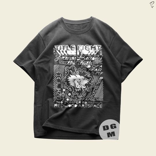 Discover Limited Title Fight Shed Unisex Heavy Cotton Tee