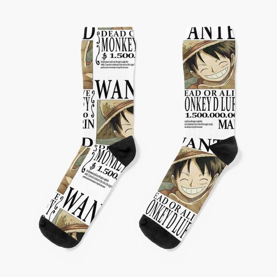 Discover Monkey D Luffy. Luffy Socks