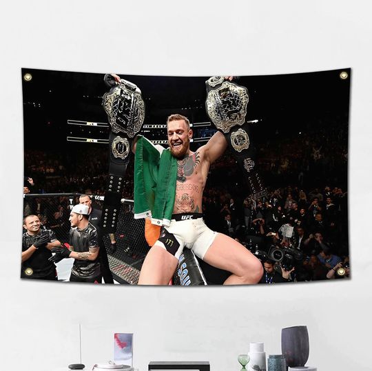 Discover Conor Mcgregor Flag Tapestry
