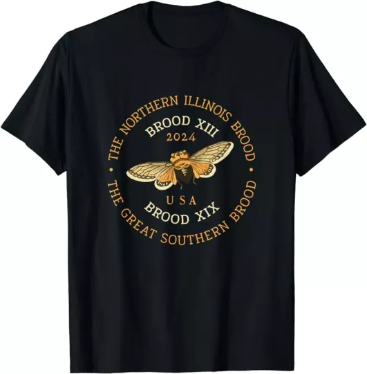 Discover Cicada Lover Brood XIX & XIII Emergence Summer 2024 T-Shirt