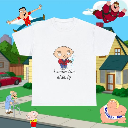 Discover Stewie Griffin, Family Guy Tee, FamilyGuy Gift, Hilarious quote T-shirt