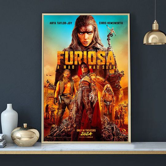 Discover Furiosa A Mad Max Saga 2024 Poster, Movie Poster, Furiosa A Mad Max Saga Print