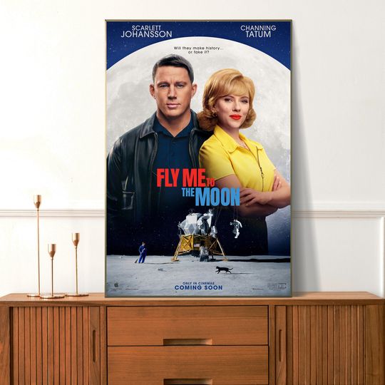 Discover Fly Me to the Moon2024 Movie Posters, Home Decor, Wall Art