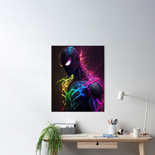 Discover Into the Spider Digital Poster