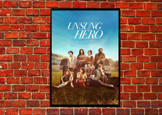 Discover Unsung Hero (2024) Movie Poster, Minimalist Poster, Wall Art