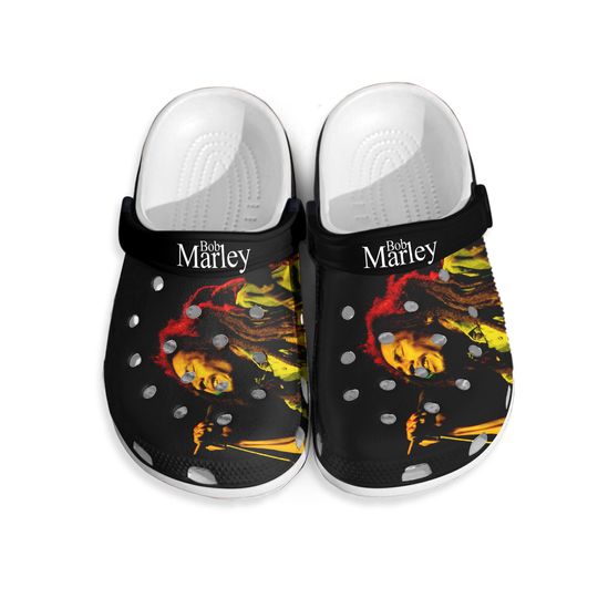 Discover Reggae Rock Music Star Bob Marley Home Clogs