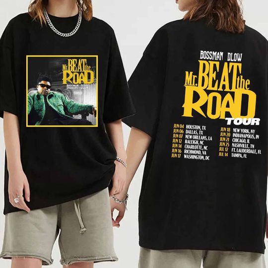 Discover BossMan Dlow Mr Beat The Road Tour 2024 Shirt