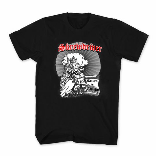 Discover Skrewdriver Return To Camelot T-Shirt
