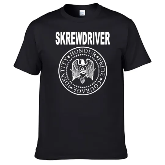 Discover Band Skrewdrivers T Shirt