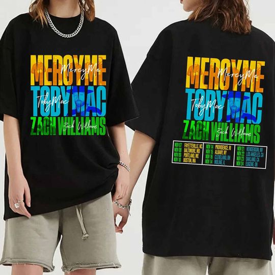 Discover TobyMac, MercyMe and Zach Williams 2024 Tour Shirt