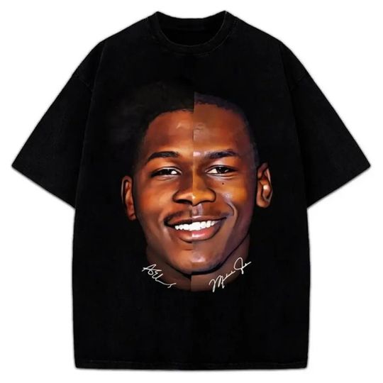Discover Anthony Edwards Michael Jordan Timberwolves Graphic T-Shirt