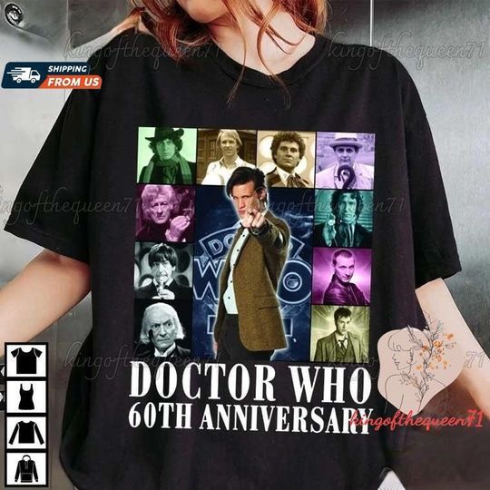 Discover Doctor Who 60th Anniversary 1963-2023 T-Shirt