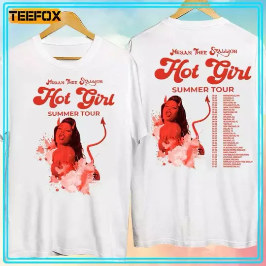 Discover Megan Thee Stallion Hot Girl Summer Tour 2024 Music Unsiex T-Shirt