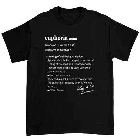 Discover Kendrick Lamar "Euphoria" t-shirt