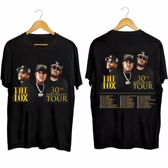 Discover The Lox 30th Anniversary Tour 2024 T-Shirt