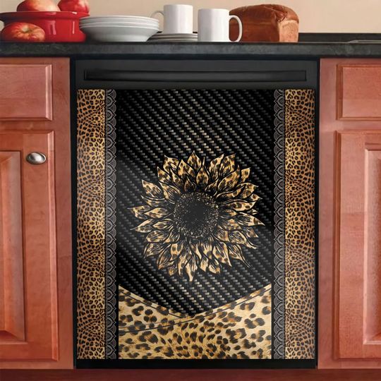 Discover Leopard Sunflower Dishwasher Covers
