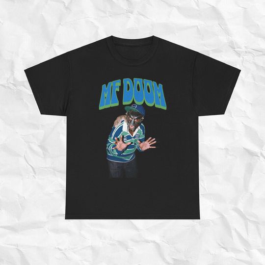 Discover Mf Dooom Shirt, Mf Dooom Y2k T-Shirt, Madvillain Metal Face Tee