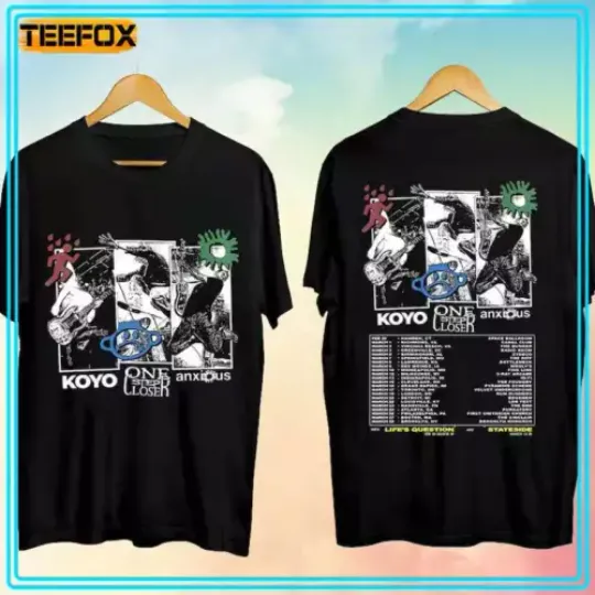 Discover Anxious, Koyo, One Step Closer Tour 2024 Unisex T-Shirt