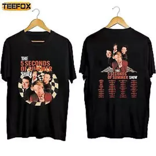Discover 5 Seconds Of Summer World Tour 2023-2024 T-Shirt